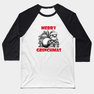 Christmas Grinch Baseball T-Shirt